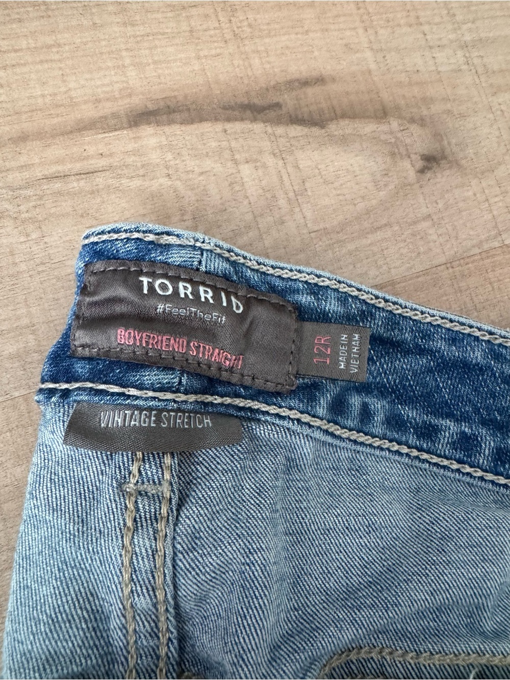 TORRID Boyfriend Straight Jeans | 12R - Picture 5 of 5